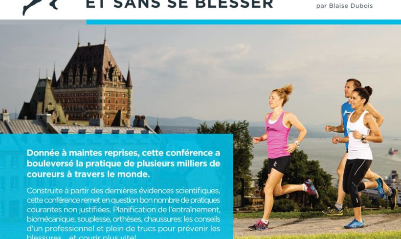 Conférence bénéfice par La Clinique du Coureur